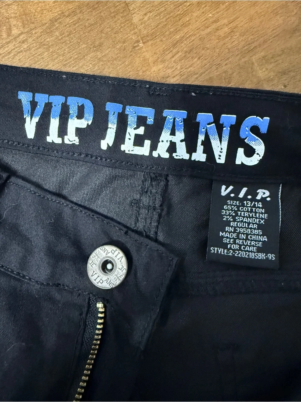 VIP Black Cargo Pants with D-Ring Utility Details